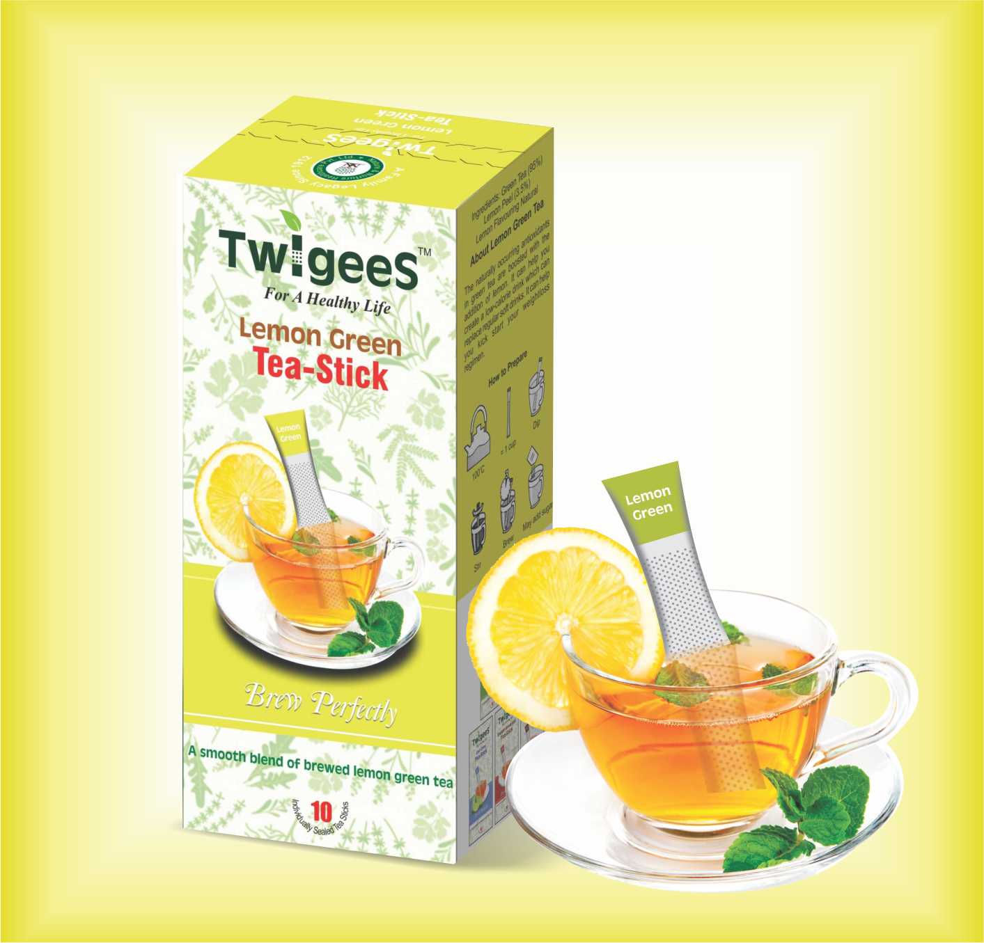 Twigees green tea - lemon